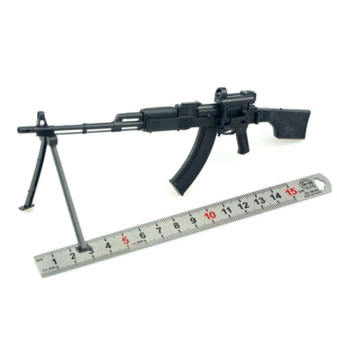 1/6 Scale RPK74M Machine Gun Assemble Model Puzzles Bricks Military Weapon Sand Table Toy For Action Figure ► Photo 1/5