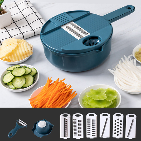 Vegetable Cutter Multifunctional Mandoline Slicer Fruit Potato Peeler Carrot Cheese Grater Kitchen accessories chopper slicer ► Photo 1/6