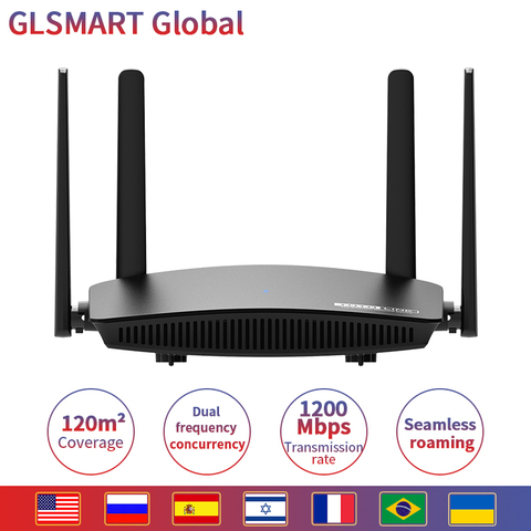 TOTOLINK A720R AC1200 WIFI Router Full Gigabit Port 2.4GHz/5GHz wifi Repeater 4*6dBi External Antennas support IPTV ► Photo 1/1