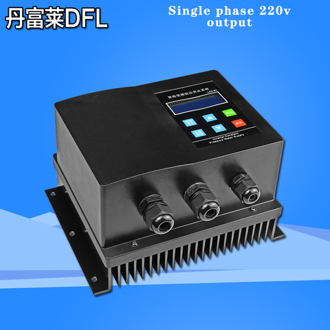 Variable Frequency Constant Pressure Water Supply Controller Single Phase Output 220V 3.7kW Inverter for Pump ► Photo 1/6