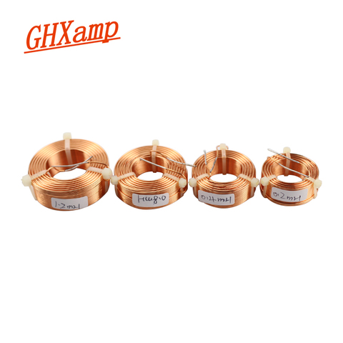GHXAMP 0.8mm Speaker Crossover Inductance Copper coil Oxygen Free Copper Inductor HIFI Audio Accessories 0.2mH 0.8mH 1.2mH 1Pcs ► Photo 1/6