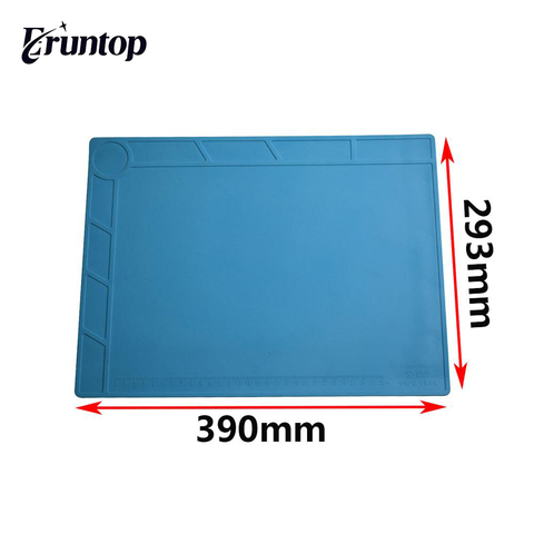 Eruntop  ESD Heat Insulation Soldering Working Mat With magnet Silicone insulation pad High temperature resistance welding Mat ► Photo 1/6
