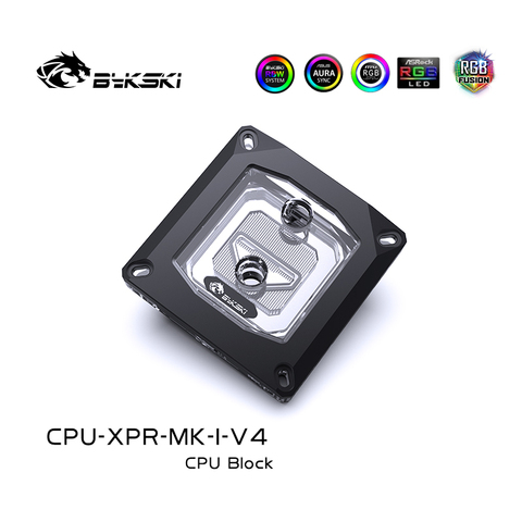 Bykski CPU Water Block For INTEL LGA115X 20XX 1366 12V RGB or 5V RBW CPU Radiator CPU-XPR-MK-V3 ► Photo 1/5