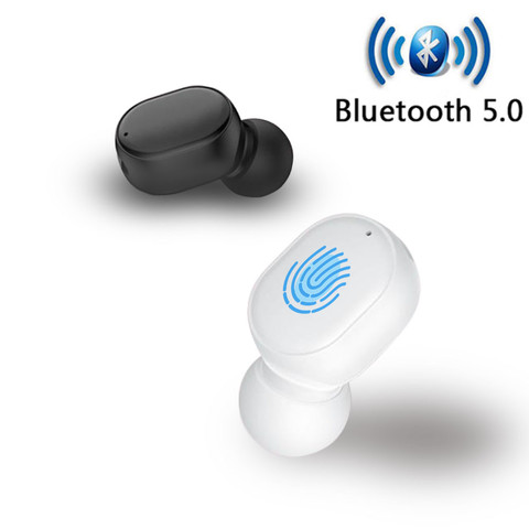 Mini 5.0 Wireless Bluetooth Earphone in-Ear Sport Gaming with Mic Handsfree Headset Earbuds Stereo Sound Earphones for all phone ► Photo 1/6