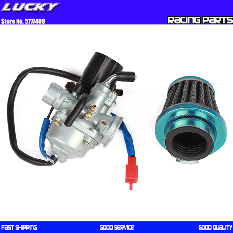 19mm Carburetor with air filter for 2 stroke 50cc 90cc Scooter Moped JOG JOG50 JOG90 1E40QMB 1PE40QMB 1E50QMG E-TON POLARIS ► Photo 1/5