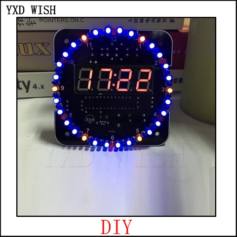 DS1302 Rotating LED Display Alarm Electronic Clock Module DIY KIT LED Temperature Display for arduino ► Photo 1/3