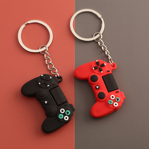 New creative personality simulation game keychain ring pendant men and women couple key chain bag pendant wholesale ► Photo 1/6