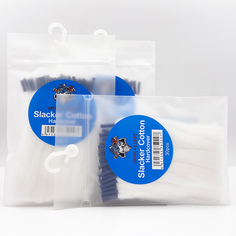 Vmiss Slacker Vape Wick Cotton Hardcover Prebuilt Organic Bacon Cotton for E Cigarette Rta RDA RBA RDTA Atomizer ► Photo 1/6
