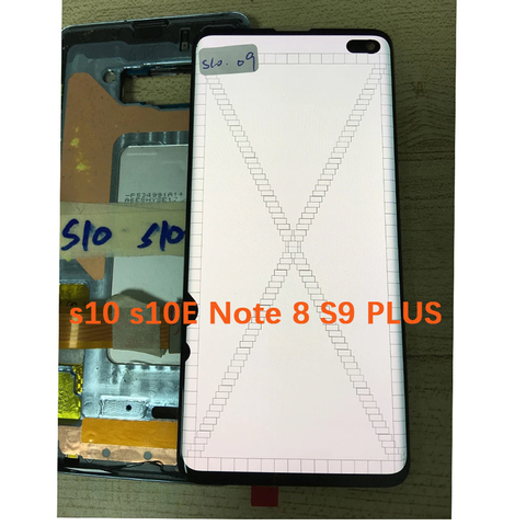 AMOLED LCD For Samsung Galaxy S8 Note 8 S9 S9 Plus S10 2022 G9730 G973F S10  Edge With Point Touch Screen Digitizer Assembly ► Photo 1/6