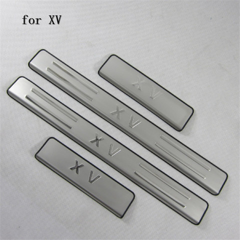 car scuff plates stainless steel door sill strip welcome pedal auto accessories For Subaru XV 2012- 2017 4pcs Car styling ► Photo 1/1