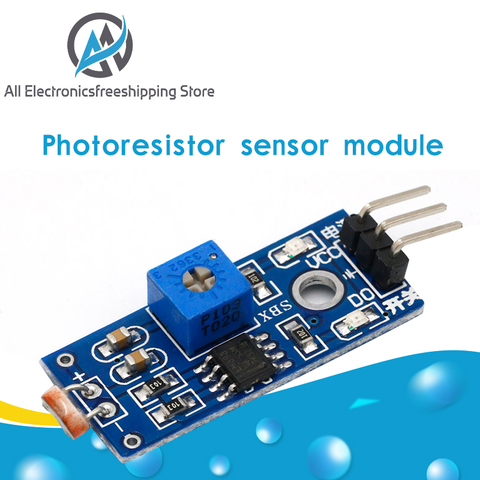 Photosensitive brightness resistance sensor module Light intensity detect New For Arduino ► Photo 1/6