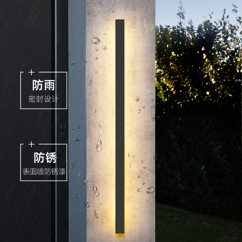 Waterproof outdoor wall lamp LED Long wall lamp IP65 Aluminum Light Garden Villa porch Sconce Light 110V 220V Sconce Luminaire ► Photo 1/6