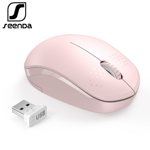 SeenDa Noiseless Mouse Wireless 2.4G Silent Buttons Ergonomic Mute Mice for Computer Laptop Mouse for Desktop Notebook PC Mause ► Photo 1/6