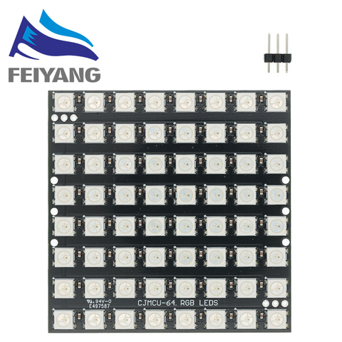 1pcs WS2812 LED 5050 RGB 8x8 64 LED Matrix ► Photo 1/4