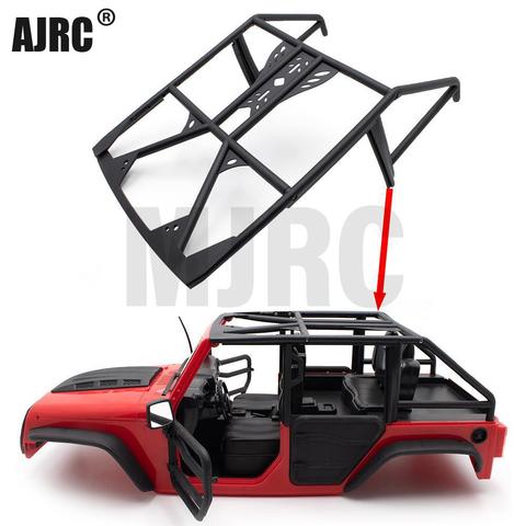 Applicable to 1/10 simulation climbing car JEEP 313mm wheel hard shell Wrangler roll cage Car shell protection frame SCX10 II ► Photo 1/5