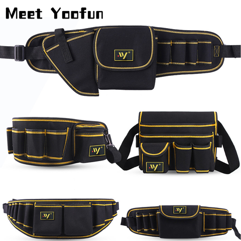 Multi-function Waist Pack Repair Tool Storage Bag Oxford Cloth Hardware Tool Pocket Wrench Pliers Storage Bag ► Photo 1/6