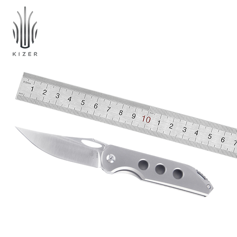 Kizer pocket knife Assassin KI3549A2 2022 new folding knives with titanium handle useful outdoor camping tool ► Photo 1/6