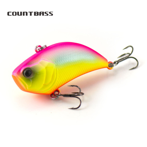 COUNTBASS 55mm 13.5g Vibraiton Rattling Hard Body Fishing Baits Vibe Lure Lipless Crankbait Angler's Fishing Lure ► Photo 1/6