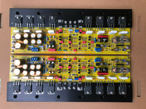 One Pair Hiend Class A FET Amplifier Board Base On Accuphase E-550 80W+80W ► Photo 1/6