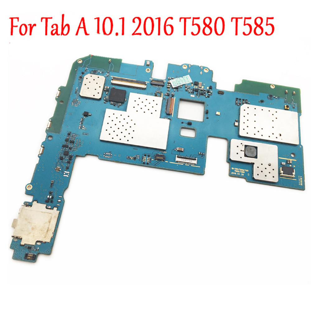 Buy Online Original Full Work Unlock Motherboard For Samsung Galaxy Tab A 10 1 2016 T580 T585 Logic Circuit Electronic Panel Tested Alitools