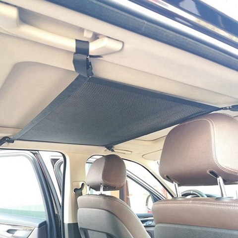 Car Net Pocket Storage Ceiling Roof Cargo Net in The Trunk Interior Bag For  Auto Container Universal Multifunction Accessories - Price history & Review