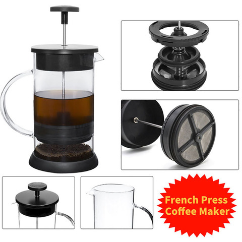 1000ML Stainless Steel Coffee Pot Cafetiere French Press With Filter Double Wall Insulation Design Polish Process Pot Cup ► Photo 1/6