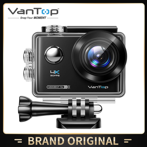 VanTop Moment 4U 4K Action Camera 20MP  Underwater Waterproof Camera with Wifi Touch Screen Wireless Remote 170° Wide Angle Cam ► Photo 1/6