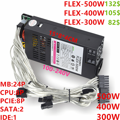New PSU For MetalFish ITX HTPC FLEX NAS Small 1U 200W-500W Power Supply FLEX-200W FLEX-300W FLEX-400W FLEX-500W ► Photo 1/6