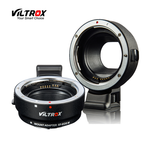 Viltrox EF-EOSM Electronic Auto Focus Lens adapter for Canon EOS EF EF-S lens to EOS M EF-M M2 M3 M5 M6 M10 M50 M100 Camera ► Photo 1/6