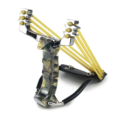 Slingshot Powerful Hunting With 3 Rubber Band Tubing Catapult Professional Tactical Pocket Target Sling Shot Outdoor Bow ► Photo 1/6