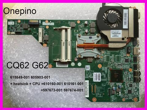 G62 G72 CQ62 615849-001 605903-001 + heatsink + CPU instead 610160-001 610161-001 597673-001 597674-001 compatible ► Photo 1/4