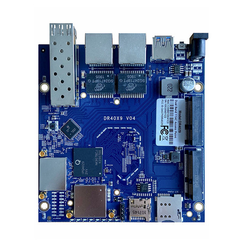 DR4029 Router board industrial-grade IPQ4029 IPQ4019 chip wireless module Gigabit Ethernet 802.11AC 2X2 2.4G 5G support HTTPS ► Photo 1/3