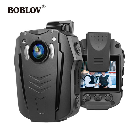 BOBLOV PD70 WiFi Body Camera 1296P Wearable Body Cameras Night Vision Camera Built-in Memory Small Body Audio Recording camera ► Photo 1/6