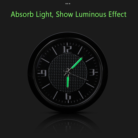 Car Interior Clock Luminous Watch, for BMW M, for Volkswagen R, for Mercedes-Benz AMG Car Quartz Clock Decoration ► Photo 1/6