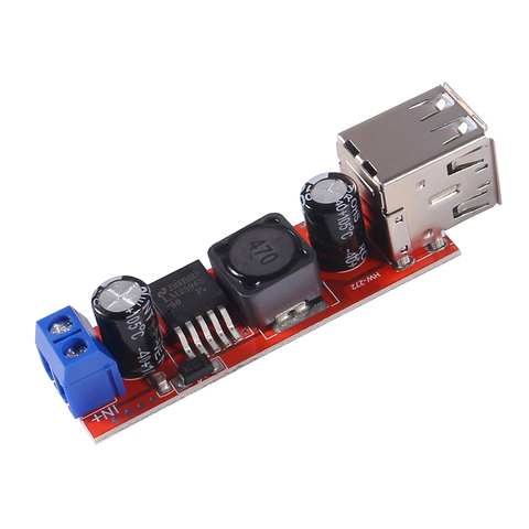 Dual USB 9V/12V/24V/36V to 5V Converter DC-DC 3A Step Down Power Module Double USB Step-down Converter Module ► Photo 1/6