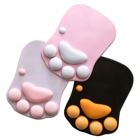 High Quality Cute Cat Paw Mouse Pad Nonslip Silicone Mice Mat PC Computer Wrist Rest Support ► Photo 1/6