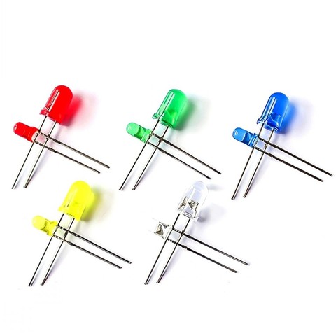 1000 PCS Light Emitting Diodes 5 Colors Electronic Components 3mm/5mm Assorted Color DIY F3 F5 LED Light Emitting Diodes ► Photo 1/6