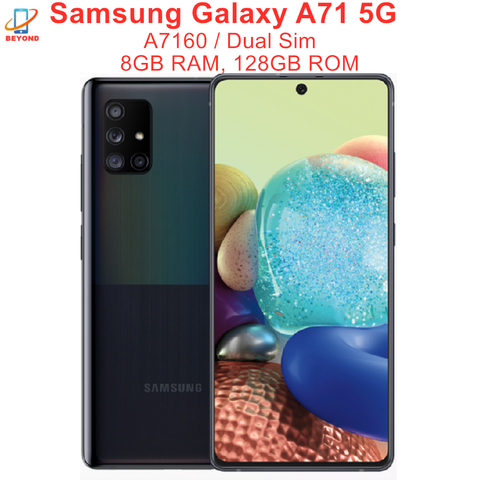 Original Samsung Galaxy A71 5G A7160 Dual Sim 8GB RAM 128GB ROM 6.7