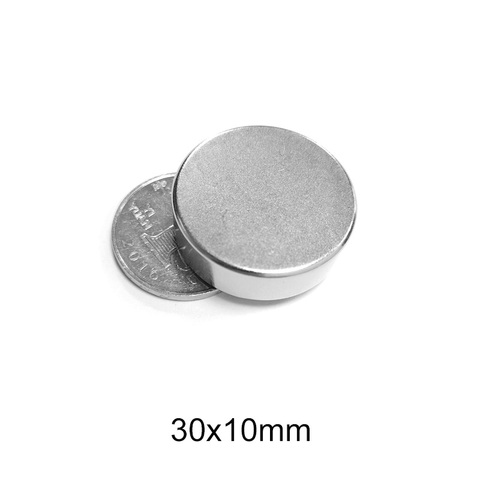 1/2/3/5/10PCS 30x10 mm Circular Magnets 30mmx10mm N35 Thick Neodymium Magnet Dia 30x10mm Permanent NdFeB Magnetic magnet 30*10 ► Photo 1/6