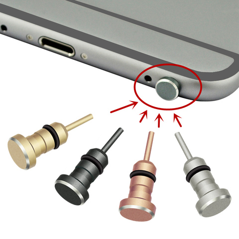 2 in 1 Earphone Dust Plug 3.5mm AUX Jack Interface Anti Mobile Phone Card Retrieve Card Pin for Apple Iphone 5 6 Plus PC Laptop ► Photo 1/6