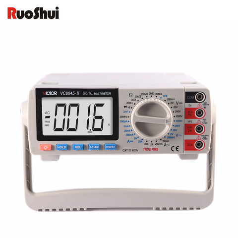 RuoShui VC 8045 Multimeter True RMS 19999 counts High precision Desktop Multimetro for electrician Transistor Capacitance tester ► Photo 1/6