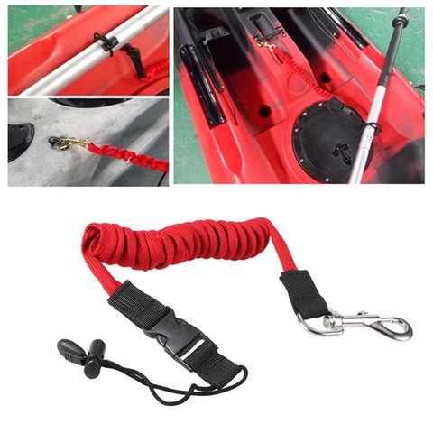 Elastic Kayak Canoe Paddle Leash Surfboard Surf Leash Safety Rope Leash Rowing Boats Lanyard Fishing Rod Kayak Accessories ► Photo 1/5