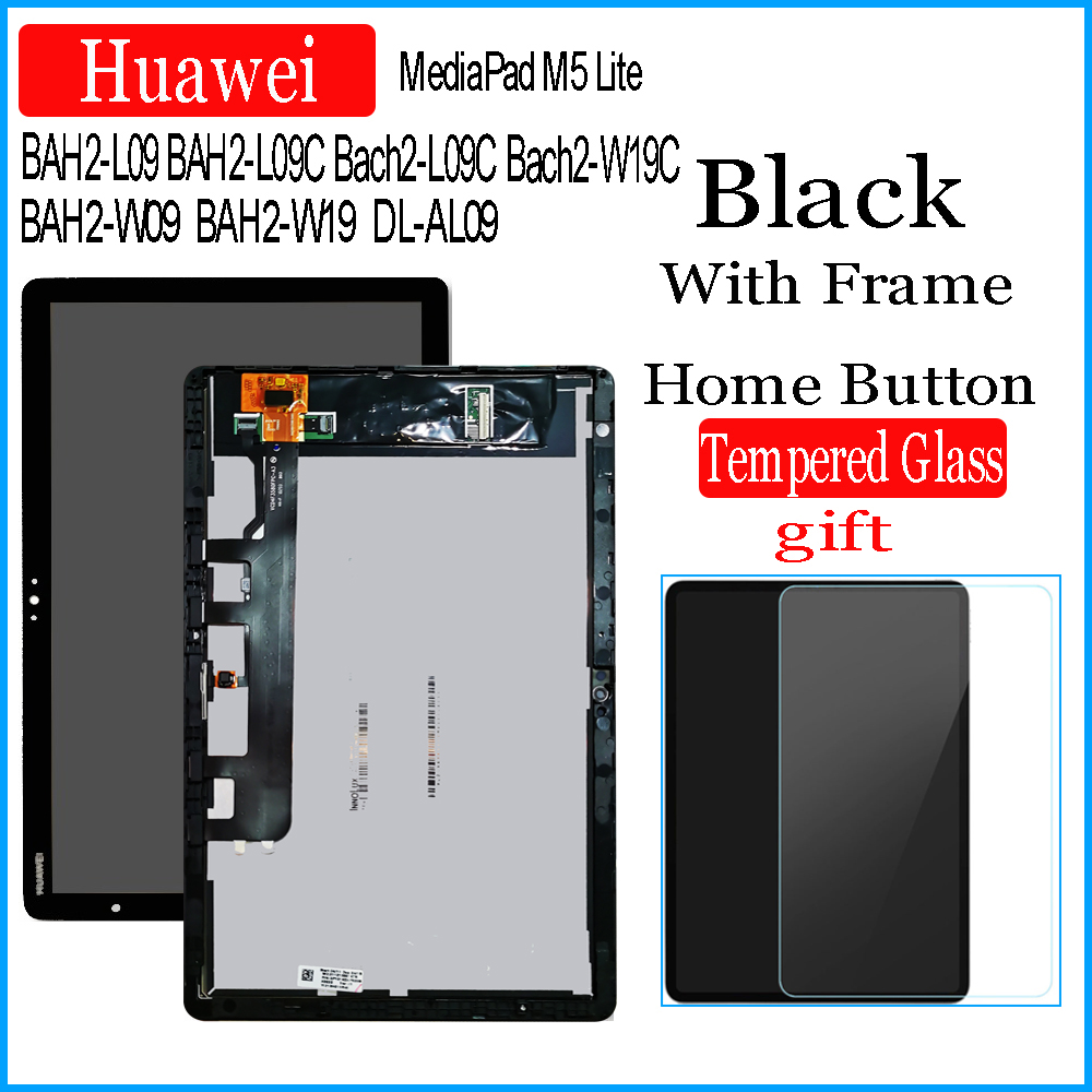 10.1 Huawei MediaPad M5 Lite LTE 10 BAH2-L09 BAH2-L09C Bach2-L09C  Bach2-W19C Touch Screen Digitizer With Lcd Display Assembly - Price history  & Review, AliExpress Seller - huataijia Official Store