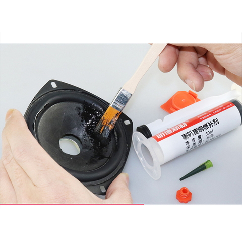 30ML Black Speaker audio repair glue mucilage for speaker seal repair ► Photo 1/5