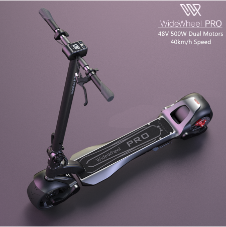 2022 Mercane Wide Wheel Pro Smart Electric Scooter 48V 1000W Kickscooter Dual Motor scooter Disc Brake Skate board ► Photo 1/5