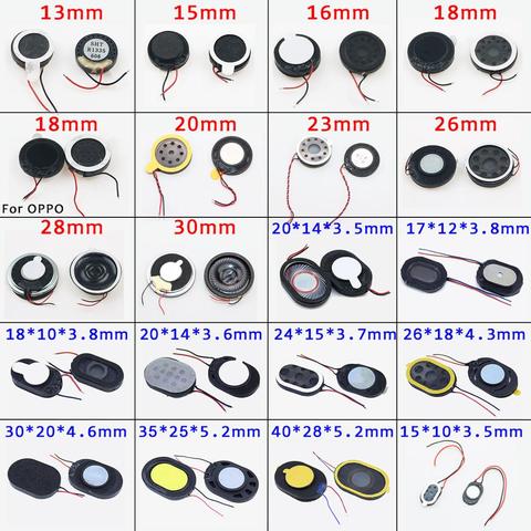 JCD Round Loudspeaker 13 15 17 18 20 23 26mm 28 30 35 40 mm Buzzer Ringer Sound Speaker Replacement For Cell Phone With Two Line ► Photo 1/6
