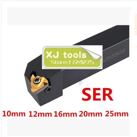 SER1010H11 SER1212H11 SER1212H16 SER1616H16 SER2022K16 SER2525M16 SEL1616H16 SEL2022K16 CNC External thread Turning tool rod ► Photo 1/1
