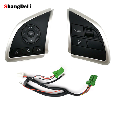 For Mitsubishi ASX Outlander Xpander Cruise Speed Control Switch Steering Wheel Buttons Bluetooth Audio Volume Switch 2013 2014 ► Photo 1/4