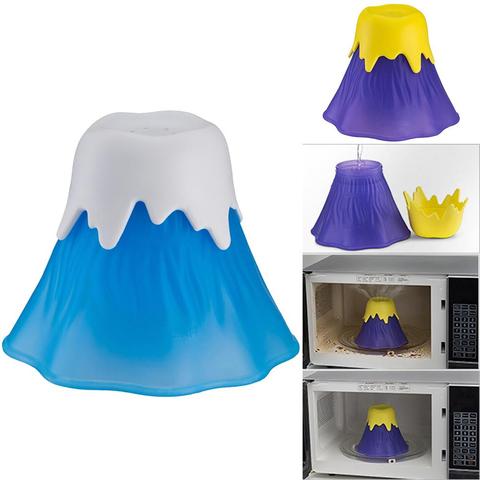 Hot Sales Microwave Cleaner Angry Volcano Erupting Water Vapor Microwave Oven Cleaner Refrigerator Cleaning Tool Kitchen Gadget ► Photo 1/6
