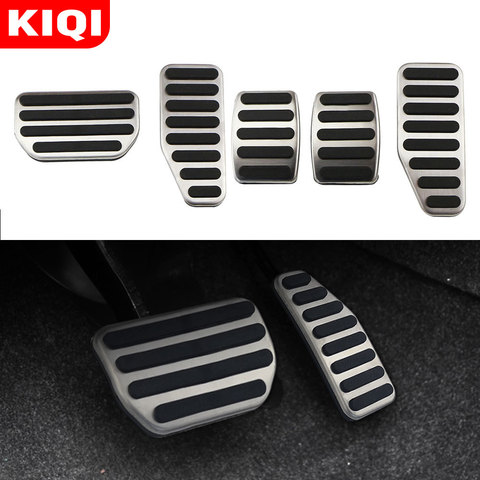 KIQI Stainless Steel Car Pedals Fit for Suzuki Jimny Jimni Swift Dzire Ciaz Wagonr Ertiga Baleno AT MT Pedal Pedale Cover ► Photo 1/6